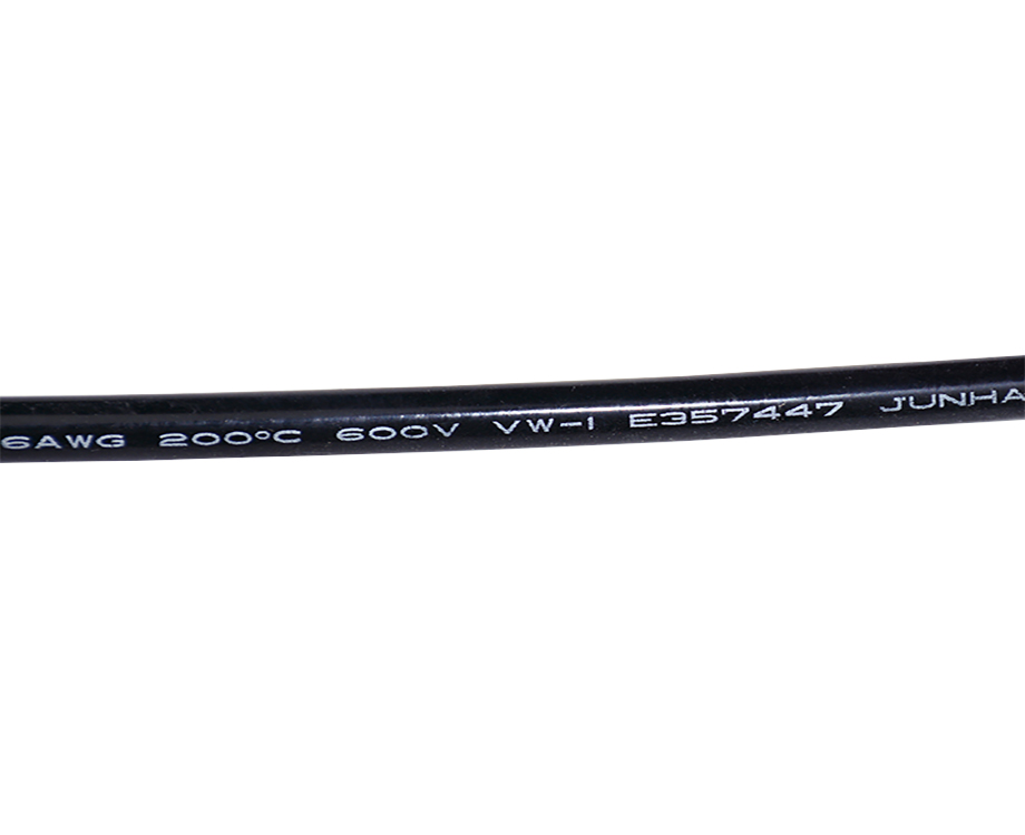 Silicone Rubber Coated Cable 3512 6 awg 16mm2 Cable  3