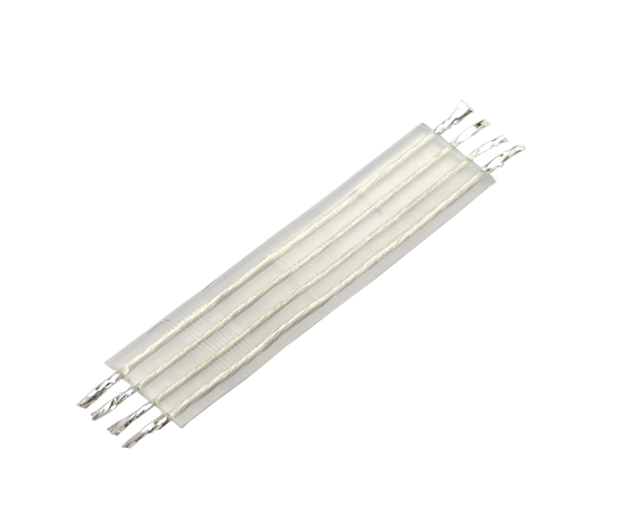 Custom 4 Pins Silicone Rubber Cable with Transparent Color 1